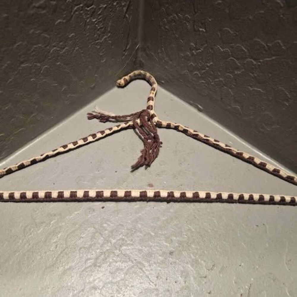 Vintage Yarn Wrapped Wire Clothes Hanger